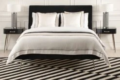 Mason Black Bed - Shiny Silver Legs 10 Mason Black Bed - Shiny Silver Legs -Furniture Sale Store mason bed silver web