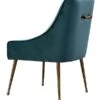 Mason Dining Chair Peacock - Brushed Gold Legs -Furniture Sale Store mason dining chair brushed gold peacock cutout 03 web 1