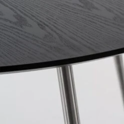 Mason Dining Table – Brushed Silver Legs 17 Mason Dining Table – Brushed Silver Legs -Furniture Sale Store mason dining silver black 5 web ready