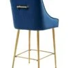 Mason Bar Stool - Navy Blue - Brushed Gold Legs -Furniture Sale Store mason barstool 961 web 3