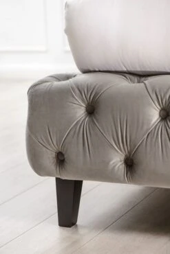 Megan Bed Dove Grey 7 Megan Bed Dove Grey -Furniture Sale Store megan bed grey leg 3