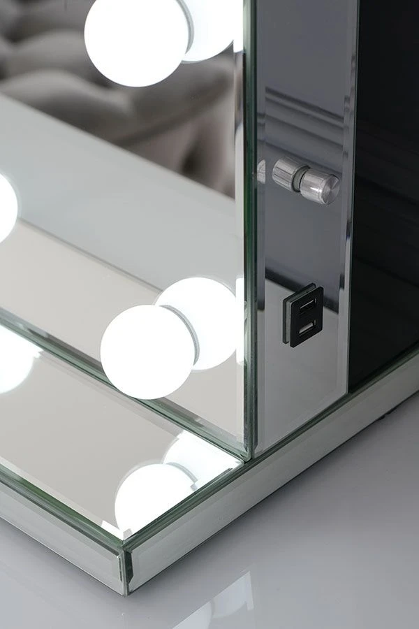 Melissa Silver Dressing Mirror 5 Melissa Silver Dressing Mirror - Image 3