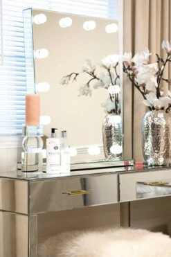 Melissa Silver Dressing Mirror