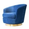Melville Swivel Chair Navy- Brass Base 1 Melville Swivel Chair Navy- Brass Base -Furniture Sale Store melville swivel chair brass navy cutout 01 web