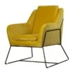 Mentosa Armchair Yellow 1 Mentosa Armchair Yellow -Furniture Sale Store mentosa yellow front web