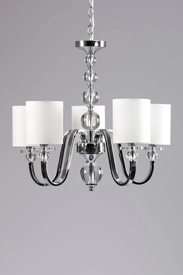 Meyer Five Light Crystal Chandelier 3 Meyer Five Light Crystal Chandelier