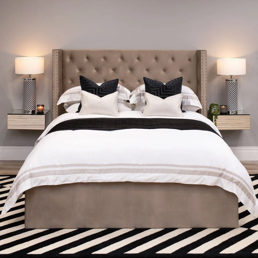 Byron Storage Bed Taupe 9 Byron Storage Bed Taupe - Image 7