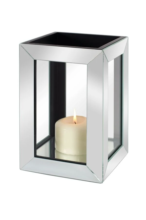 Mirrored Hurricane Lantern- Gft 5 Mirrored Hurricane Lantern- Gft - Image 3