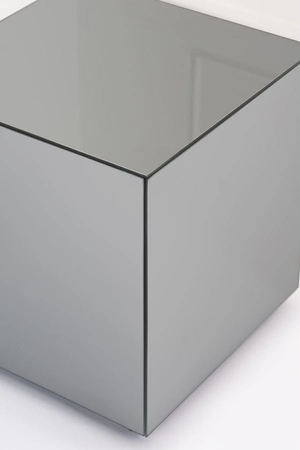 Hallie Smoked Mirror Cube 7 Hallie Smoked Mirror Cube - Image 5
