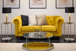 Monty Two Seat Sofa - Mustard -Furniture Sale Store monty 2s mustard web