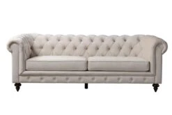 Monty Three Seat Sofa - Chalk