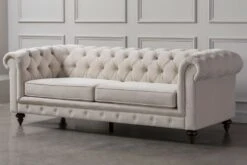 Monty Three Seat Sofa - Chalk -Furniture Sale Store monty three seat sofa chalk lifestyle web