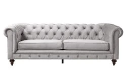 Monty Three Seat Sofa - Dove Grey