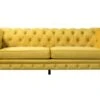 Monty Three Seat Sofa - Mustard -Furniture Sale Store monty three seat sofa mustard cutout 2 web