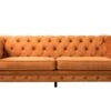 Monty Three Seat Sofa - Pumpkin -Furniture Sale Store monty three seat sofa pumpkin cutout 2 web