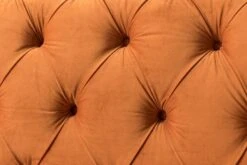 Monty Three Seat Sofa - Pumpkin -Furniture Sale Store monty three seat sofa pumpkin detail 2 web