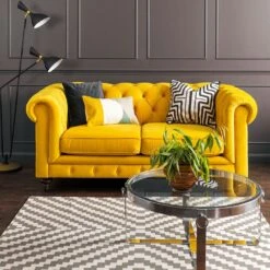 Monty Two Seat Sofa - Mustard -Furniture Sale Store monty two seat sofa mustard instagram