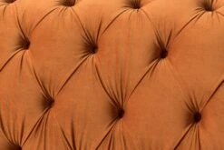 Monty Two Seat Sofa - Pumpkin -Furniture Sale Store monty two seat sofa pumpkin detail 2 web