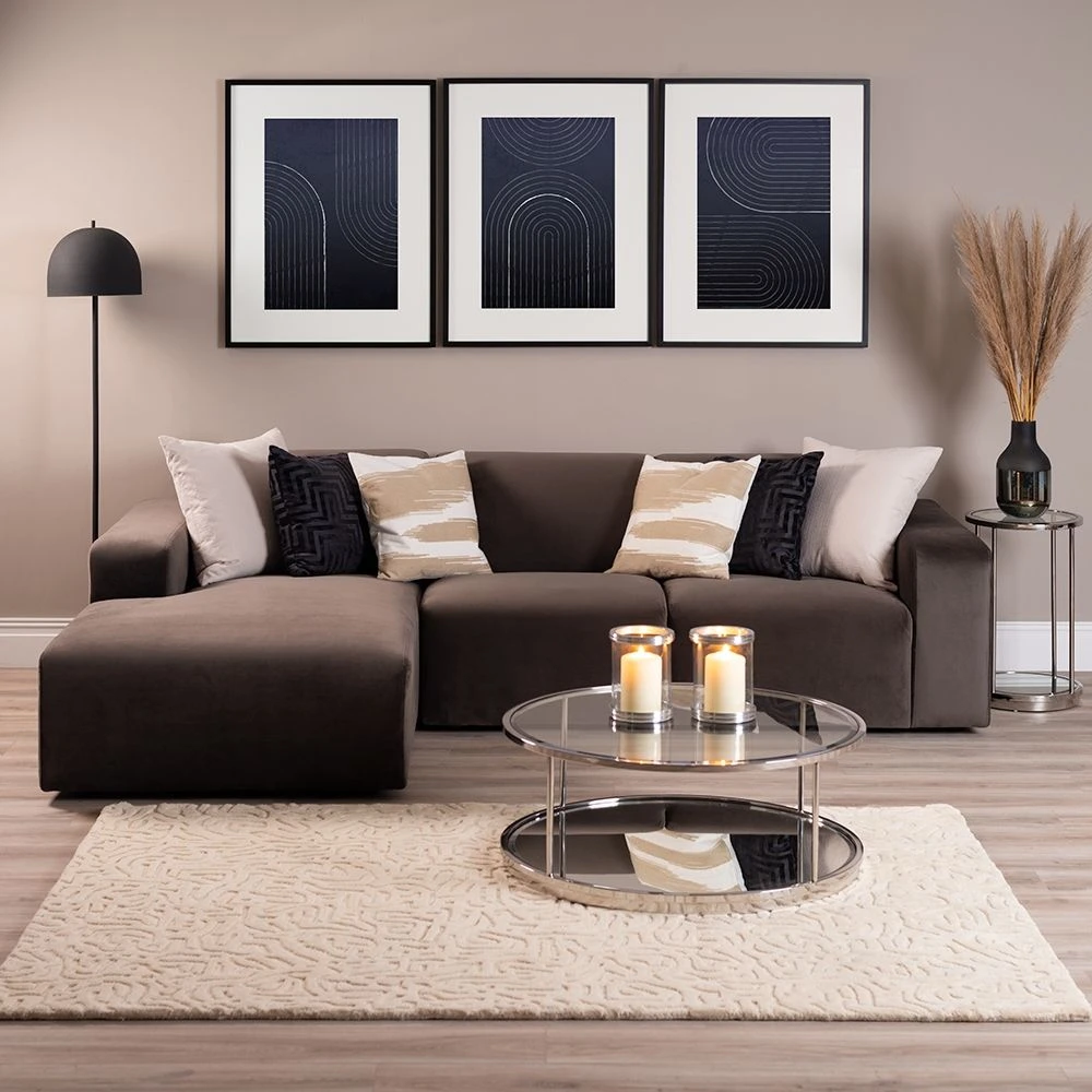 Indigo Arches No.3 Wall Art - Black Frame 4 Indigo Arches No.3 Wall Art - Black Frame - Image 2