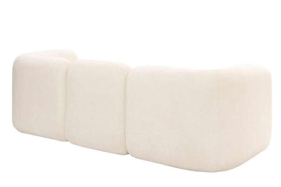 Munich Three Seat Sofa – Ivory Chenille 8 Munich Three Seat Sofa – Ivory Chenille - Image 6