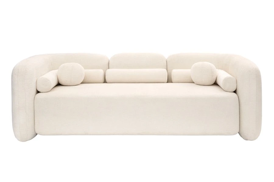 Munich Three Seat Sofa – Ivory Chenille 3 Munich Three Seat Sofa – Ivory Chenille