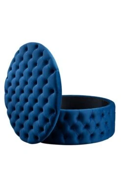 Mylia Storage Ottoman - Navy Blue 8 Mylia Storage Ottoman - Navy Blue -Furniture Sale Store mylia ottoman navy cutout 01 web
