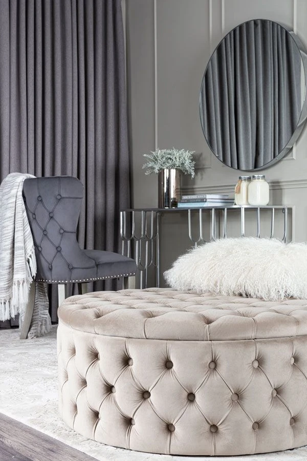 Mylia Storage Ottoman - Taupe 4 Mylia Storage Ottoman - Taupe - Image 2