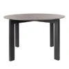 Niven 4 Seat Dining Table Concrete Effect - Black Legs -Furniture Sale Store niven 4s dining table web 1