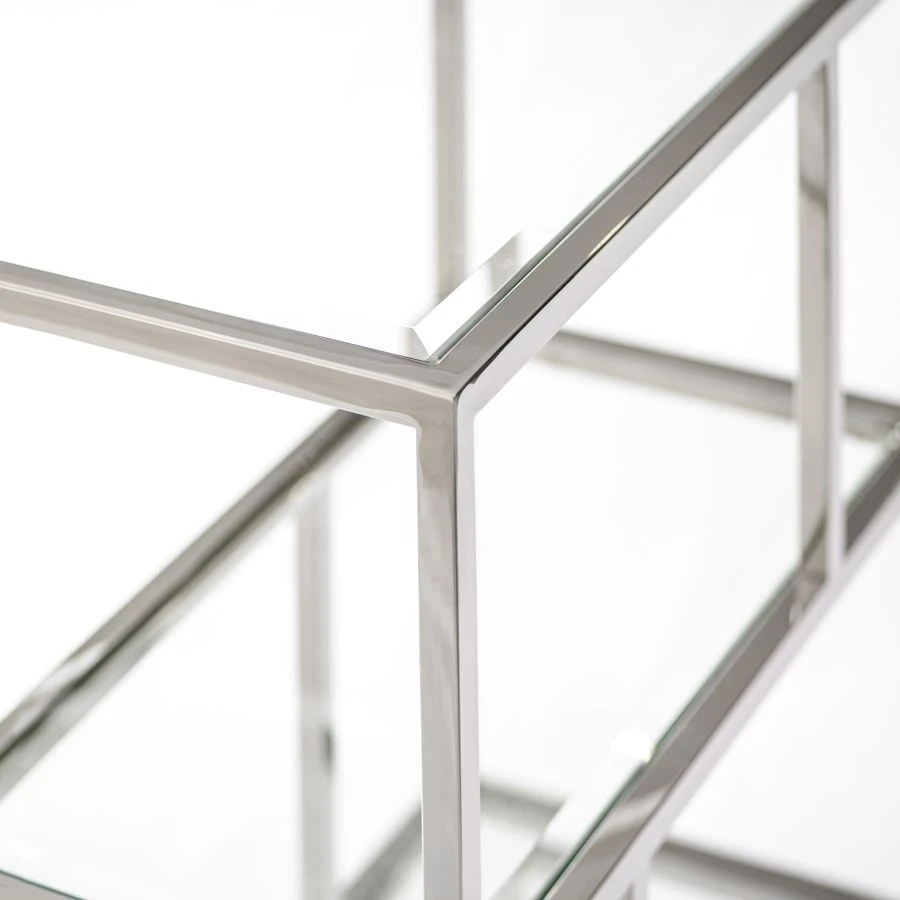 Otto Polished Silver Desk 6 Otto Polished Silver Desk - Image 4