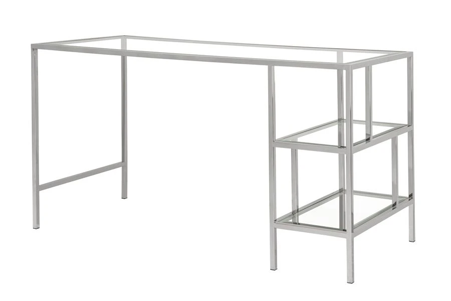 Otto Polished Silver Desk 3 Otto Polished Silver Desk