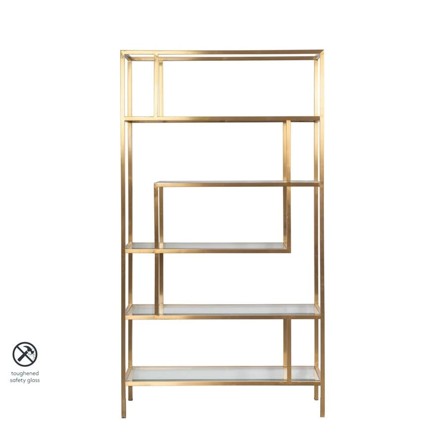 Otto Brass Shelf Unit 3 Otto Brass Shelf Unit