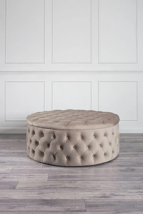 Mylia Storage Ottoman - Taupe 6 Mylia Storage Ottoman - Taupe - Image 4