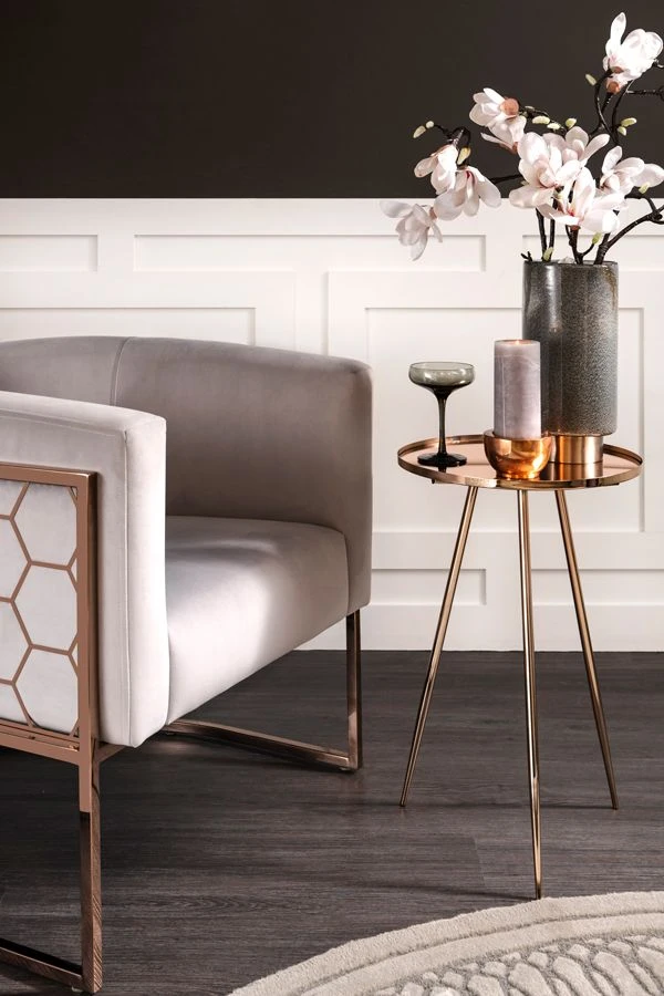 Panatella Copper Side Table 4 Panatella Copper Side Table - Image 2