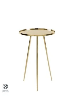 Panatella Brass Side Table