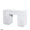 Pimlico White Glass Dressing Table 2 Pimlico White Glass Dressing Table -Furniture Sale Store pimlico dressing table seven drawers cutout 01 web