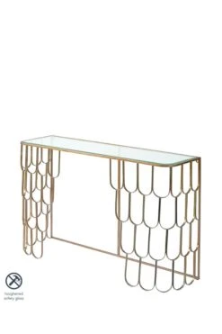 Pino Brass Console Table