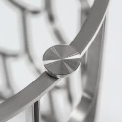 Pino 4-5 Silver Dining Table 8 Pino 4-5 Silver Dining Table -Furniture Sale Store pino dining table silver detail 3 webready