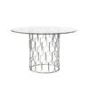 Pino 4-5 Silver Dining Table 2 Pino 4-5 Silver Dining Table -Furniture Sale Store pino dining table silver webready