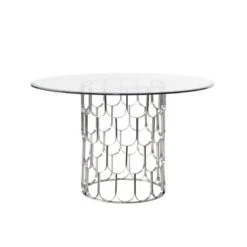 Pino 4-5 Silver Dining Table