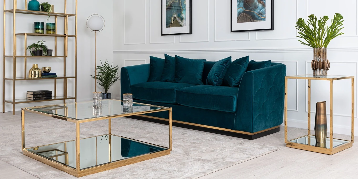 Pino Three Seat Sofa - Peacock 5 Pino Three Seat Sofa - Peacock - Image 3