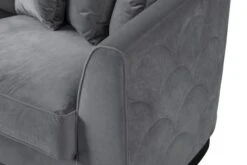 Pino Three Seat Sofa - Dove Grey - Silver Base 15 Pino Three Seat Sofa - Dove Grey - Silver Base -Furniture Sale Store pino 3 seater dove silver detail3 webready 2