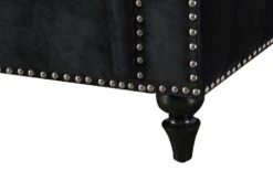 Portman Three Seat Sofa - Black -Furniture Sale Store portman three seat sofa black detail1 web