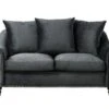 Portman Two Seat Sofa - Black 1 Portman Two Seat Sofa - Black -Furniture Sale Store portman two seat sofa black cutout2 web