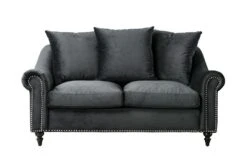 Portman Two Seat Sofa - Black