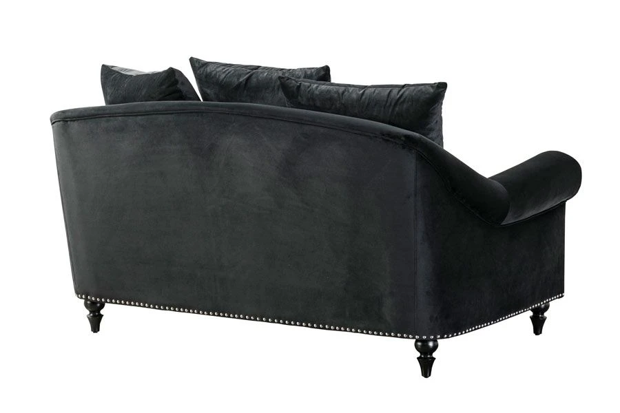 Portman Two Seat Sofa - Black 6 Portman Two Seat Sofa - Black - Image 4