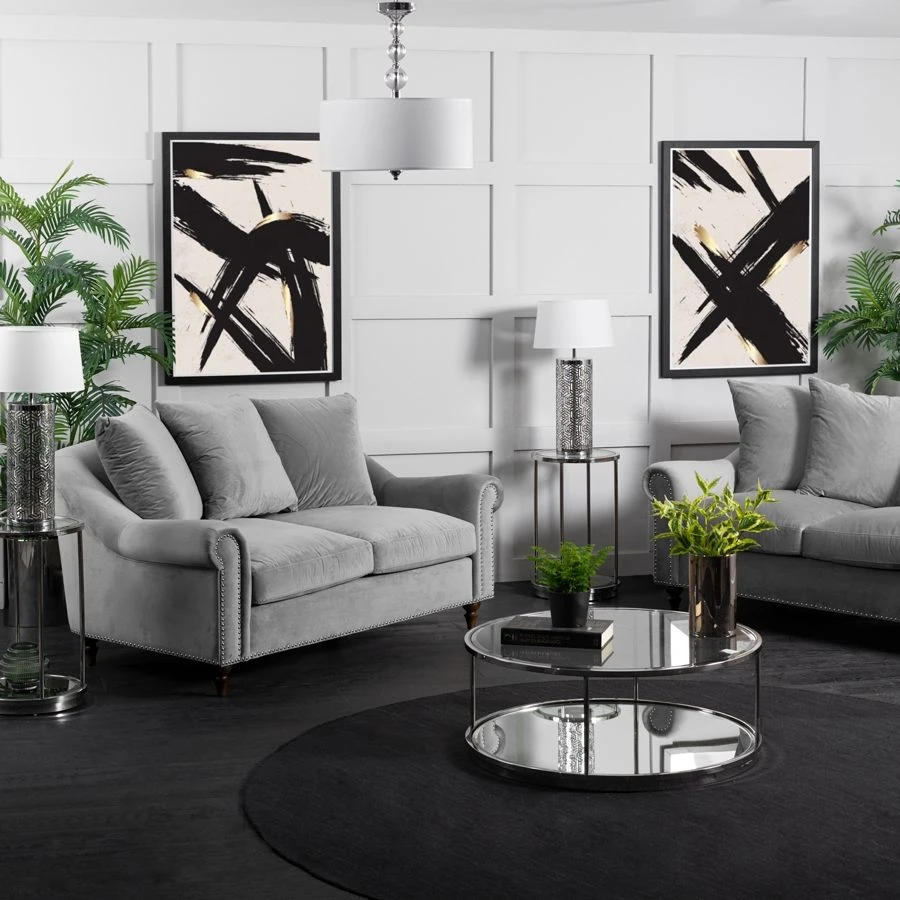 Portman Two Seat Sofa - Dove Grey 4 Portman Two Seat Sofa - Dove Grey - Image 2