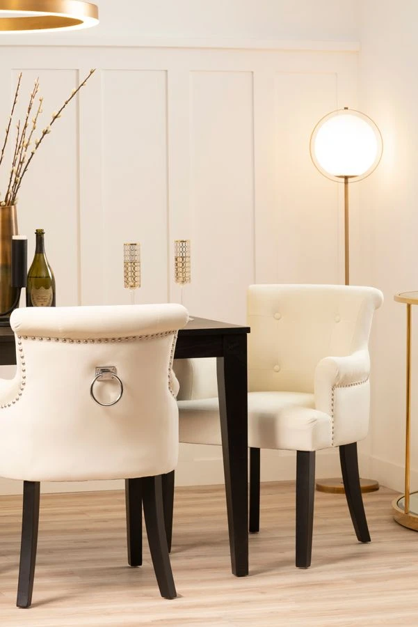Positano Carver Chair With Back Ring - Cream 4 Positano Carver Chair With Back Ring - Cream - Image 2