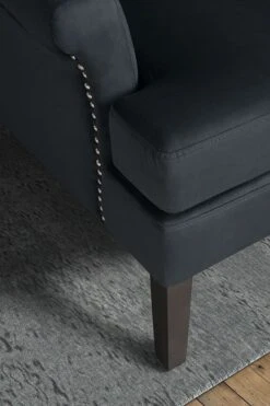 Positano Armchair - Black Velvet 13 Positano Armchair - Black Velvet -Furniture Sale Store positarmdet17 web 2