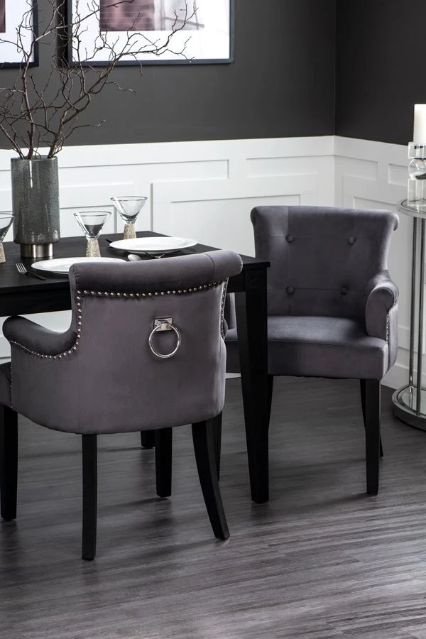 Positano Carver Chair With Back Ring - Smoke 4 Positano Carver Chair With Back Ring - Smoke - Image 2