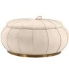 Pumpkin Storage Ottoman - Chalk - Brass Base 2 Pumpkin Storage Ottoman - Chalk - Brass Base -Furniture Sale Store pumpkin ottoman chalk brass cutout 01 web